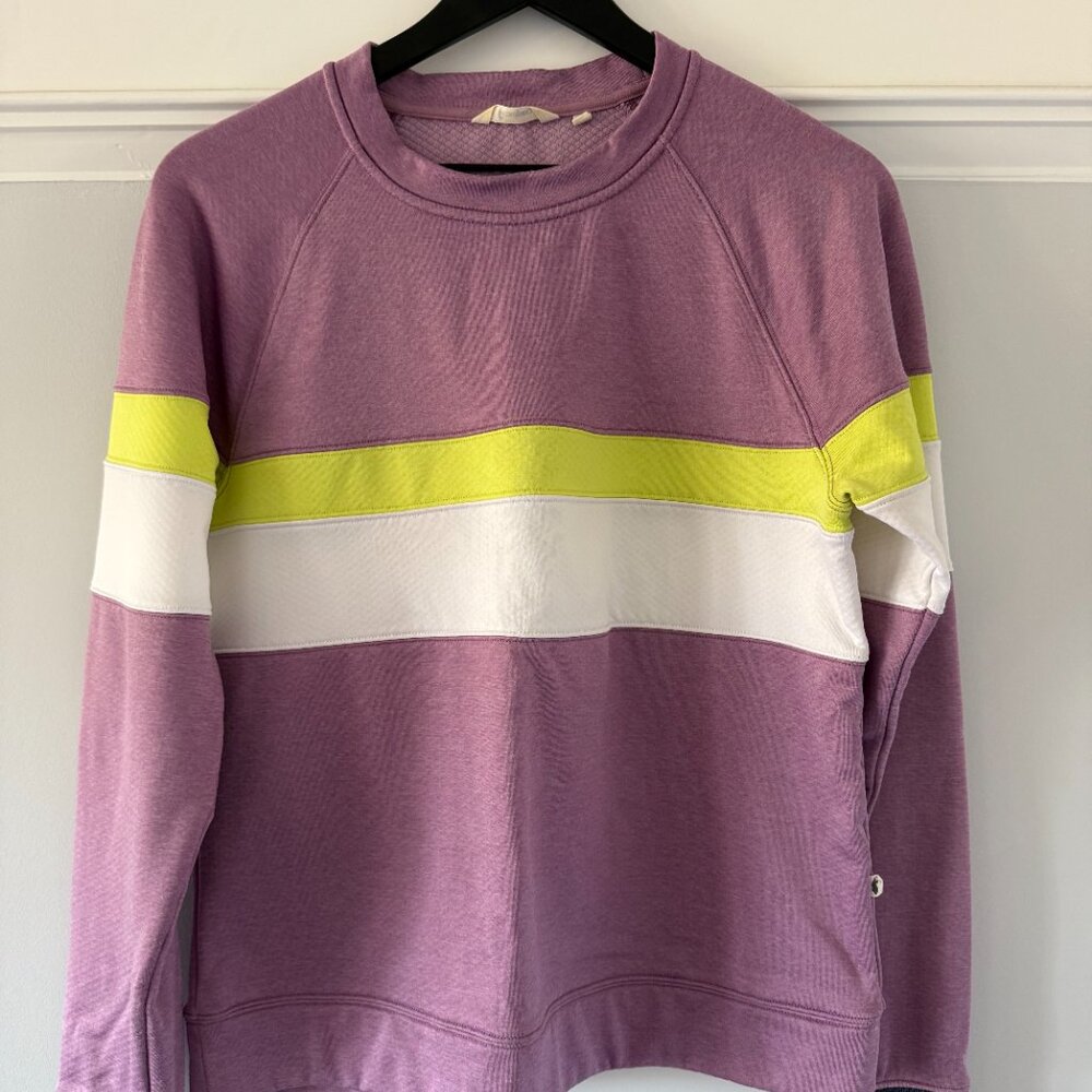 Cotopaxi Bandera Crewneck Plum Stripes